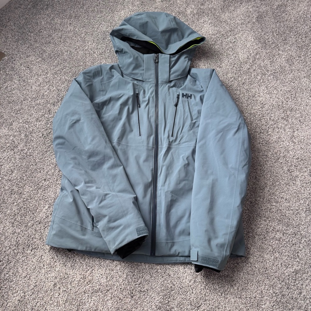 Helly Hansen Men's  Alpha 4.0 ski jacket Washed Navy - XL